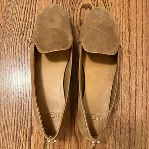 UGG Bonnie suede loafers, tan, size 10, great condition!